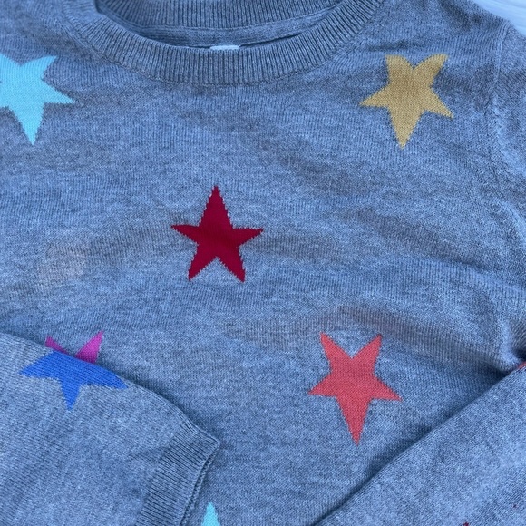 NWT - Gap Kids Girls Drop Waist Star Sweater Dress w Full Skirt - Size L (10) - Picture 7 of 7